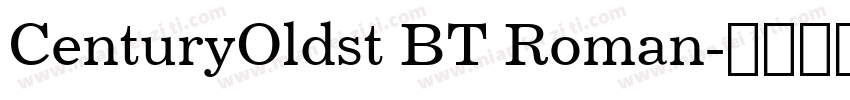 CenturyOldst BT Roman字体转换